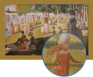 Georges Seurat (1859 -1891) "Ein Sonntagnachmittag auf der Insel La Grande Jatte"