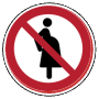 P042 Für schwangere Frauen verboten