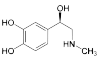 Adrenalin-Strukturformel