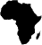 Afrika (30 Mio. km²)