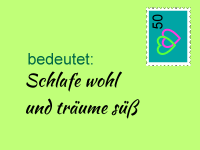 Schlaf wohl und träume süß