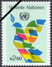 Taube mit Ölzweig (UNO - Wien 1980)