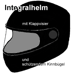 Motorrad-Integralhelm