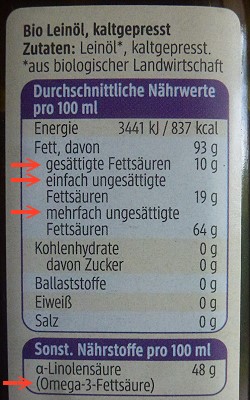 Leinöletikett (nativ)