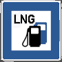 LNG (Liquefied Natural Gas) Zeichen 365-69 StVO
