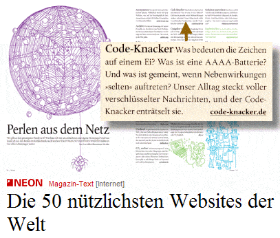 Perlen aus dem Netzt (NEON)