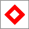 Roter Kristall (Schutzzeichen ohne religiöse, ethnische, rassische, regionale oder politische Bedeutung)