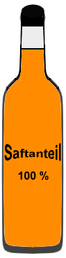 Saftanteil 100 %