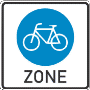 Zeichen 244.3 StVO - Beginn einer Fahrradzone
