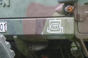 Truppenstärke für Taktische Zeichen Standart Aufkleber Bundeswehr Kompanie#A4525