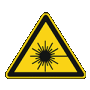 W004 Warnung vor Laserstrahl