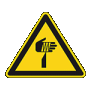 W022 Warnung vor spitzen Gegenstand