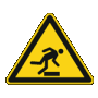 W007 Warnung vor Hindernissen am Boden