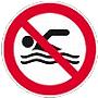 P049Schwimmen verboten