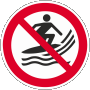 Surfen verboten