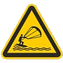 WSW020 Warnung vor Kitesurfern